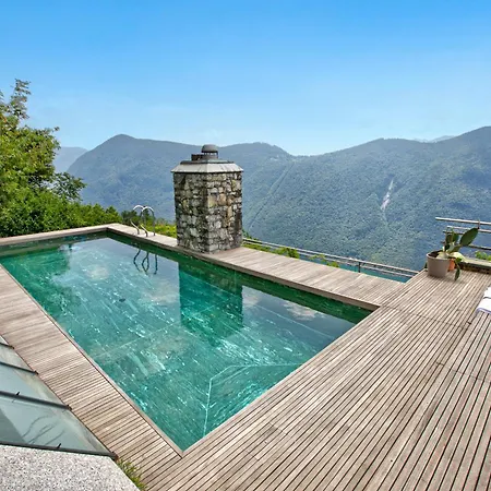 Skyline - Pool - Lakeview - Privacy - Happy Appartamento Lugano